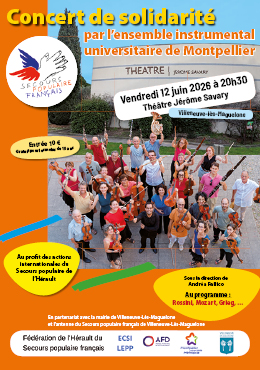 Concert de solidarité Secours Populaire